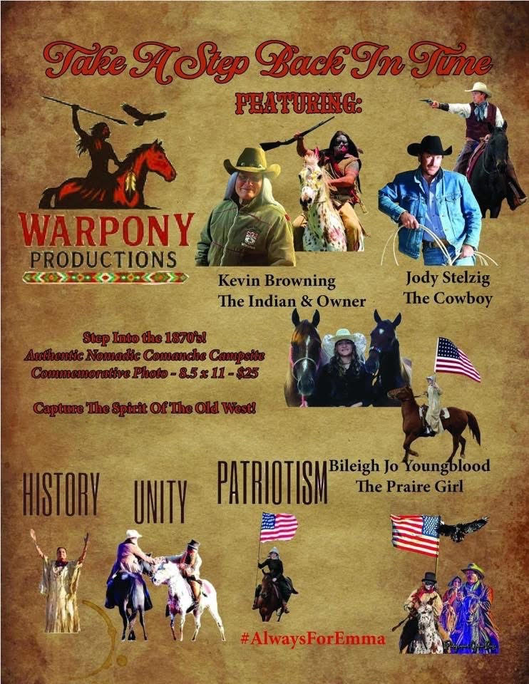 Warpony Productions Featured Actors Poster.